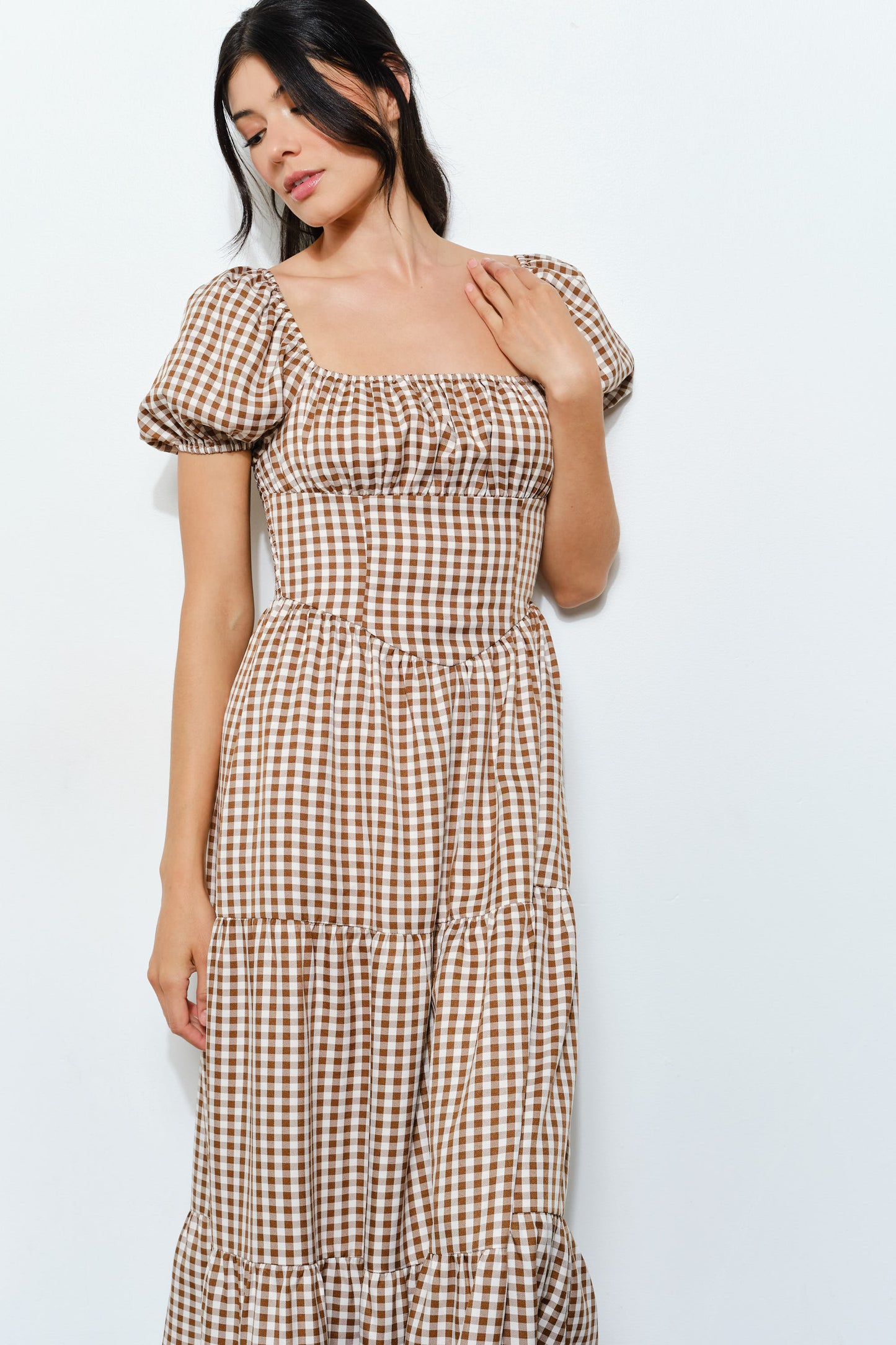 Autumn Picnic Maxi Dress
