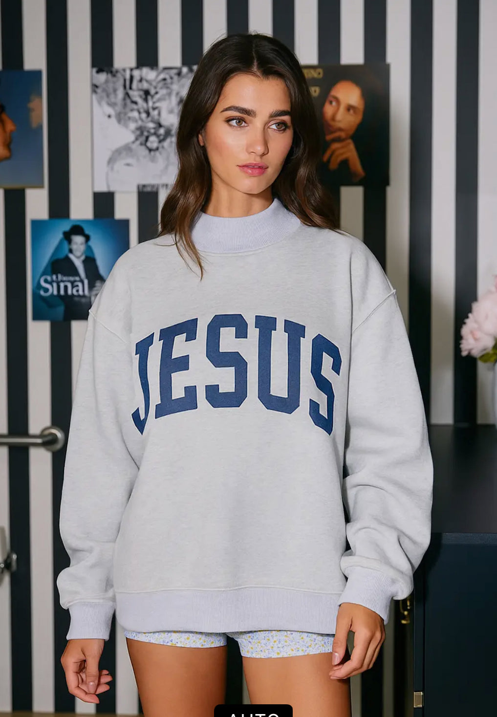 God is good / Jesus Reversible Sweatshirt