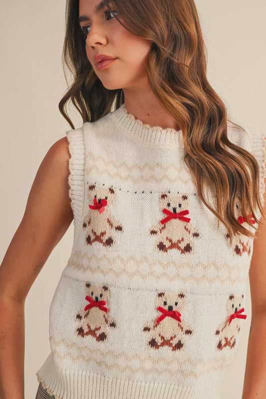 Teddy Sweater Vest